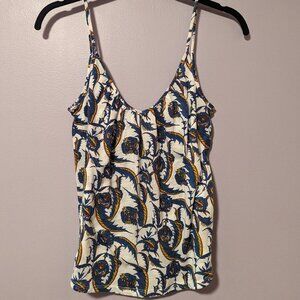 H&M Spaghetti Strapped swing tank - White, Small